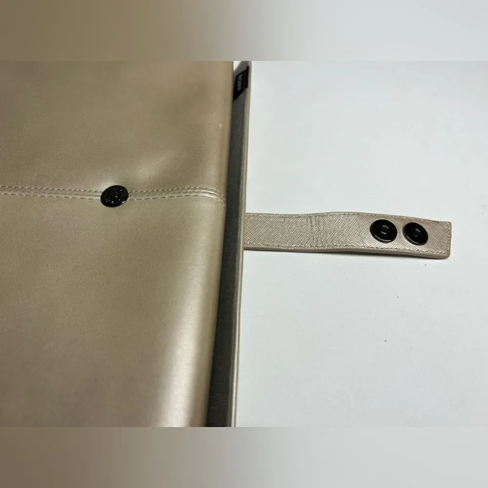11 Inch Leather Notebook Laptop Carrying Case (Champagne Gold) By Sony